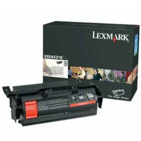 Toner Original Lexmark Black, X654X31E, pentru X654|X656|X658, 36K, incl.TV 0.8 RON, &quot;X654X31E&quot;