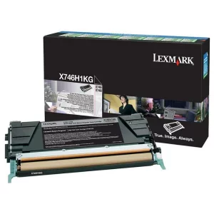 Toner Original Lexmark Black, X746H1KG, pentru X746|X748, 12K, incl.TV 0.8 RON, &quot;X746H1KG&quot;