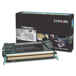 Toner Original Lexmark Black,C746H1KG, pentru C746|C748, 12K, incl.TV 0.8 RON, &quot;C746H1KG&quot;