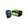 Toner Original Lexmark Cyan, 80C2HCE, pentru CX410|CX510, 3K, incl.TV 0.8 RON, &quot;80C2HCE&quot;