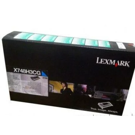 Cartus Toner Original Lexmark Cyan, X748H3CG,  1K