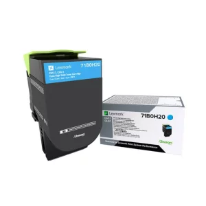 Toner Original Lexmark Cyan,71B0H20, pentru CS417|CX417, 3.5K, incl.TV 0.8 RON, &quot;71B0H20&quot;