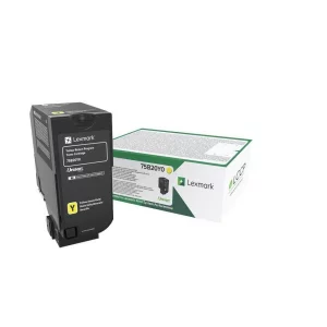 Toner Original Lexmark Yellow, 75B20Y0, pentru CS727|CS728|CX727, 10K, incl.TV 0.8 RON, &quot;75B20Y0&quot;