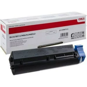 Toner Original Oki Black,45807111, pentru B432|B512|MB492|MB562, 12K, incl.TV 0 RON, &quot;45807111&quot;