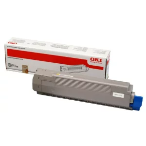 Toner Original Oki Yellow, 44643001, pentru C801DN|C801N, 7.3K, incl.TV 0 RON, &quot;44643001&quot;