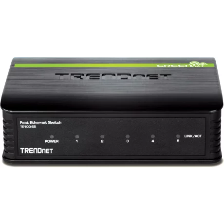 SWITCH TRENDNET, 10/100 x 5, unmanaged, carcasa metalica, &quot;TE100-S5&quot;
