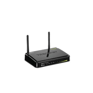 ROUTER TRENDNET wireless, 300 Mbps, porturi 10/100 x 4, antena externa x 2, N300, &quot;TEW-731BR&quot;