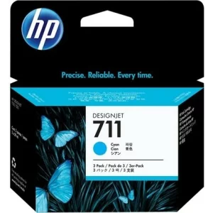 Tri-Pack Original HP Cyan, nr.711, pentru DesignJet T120|T520, , incl.TV 0.11 RON, &quot;CZ134A&quot;