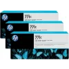 Tri-Pack Original HP Ph Black, nr.771C, pentru DesignJet Z6200, , incl.TV 0.11 RON, &quot;B6Y37A&quot;