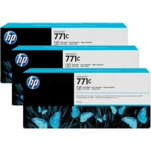 Tri-Pack Original HP Ph Black, nr.771C, pentru DesignJet Z6200, , incl.TV 0.11 RON, &quot;B6Y37A&quot;