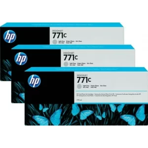 Tri-Pack Original HP Ph Gray, nr.771C, pentru DesignJet Z6200, , incl.TV 0.11 RON, &quot;B6Y38A&quot;