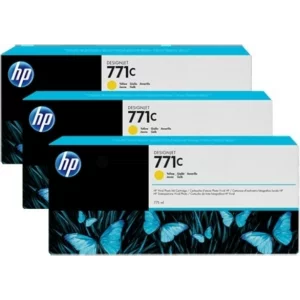 Tri-Pack Original HP Yellow, nr.771C, pentru DesignJet Z6200, , incl.TV 0.11 RON, &quot;B6Y34A&quot;