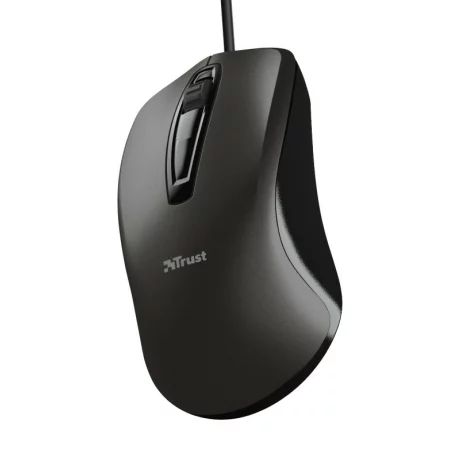 MOUSE TRUST, &quot;Carve&quot; notebook, PC, cu fir, optic, USB, 1200 dpi, 3/1, negru, &quot;TR-23733&quot;, (include TV 0.15 lei)