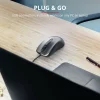 MOUSE TRUST, &quot;Carve&quot; notebook, PC, cu fir, optic, USB, 1200 dpi, 3/1, negru, &quot;TR-23733&quot;, (include TV 0.15 lei)