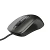 MOUSE TRUST, &quot;Carve&quot; notebook, PC, cu fir, optic, USB, 1200 dpi, 3/1, negru, &quot;TR-23733&quot;, (include TV 0.15 lei)