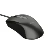 MOUSE TRUST, &quot;Carve&quot; notebook, PC, cu fir, optic, USB, 1200 dpi, 3/1, negru, &quot;TR-23733&quot;, (include TV 0.15 lei)