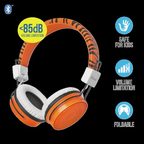 Trust Comi BT Kids Headphones - Orange