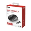 MOUSE TRUST, &quot;Duco Dual&quot; notebook, PC, wireless, optic, USB, 1600 dpi, 6/1, buton selectare viteza, negru, &quot;TR-23613&quot;, (include TV 0.15 lei)