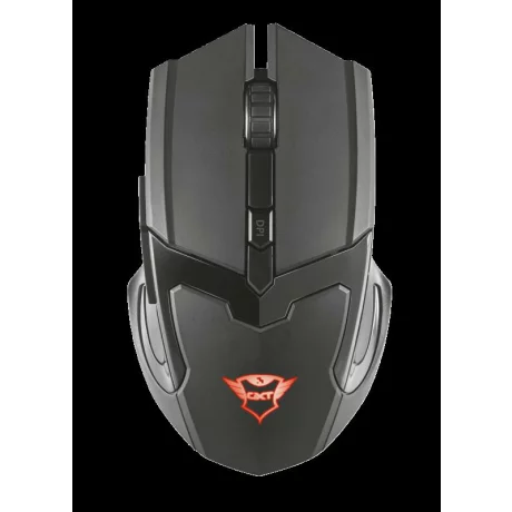 MOUSE TRUST, &quot;GXT 103 Gav&quot; gaming, wireless, optic, USB, 2000 dpi, 6/1, iluminare, buton selectare viteza, negru, &quot;TR-23213&quot;, (include TV 0.15 lei)