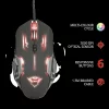 MOUSE TRUST, &quot;GXT 108 Rava&quot; gaming, cu fir, optic, USB, 2000 dpi, 6/1, iluminare, buton selectare viteza, negru, &quot;TR-22090&quot;, (include TV 0.15 lei)