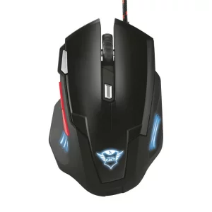 MOUSE TRUST, &quot;GXT 111 Neebo&quot; gaming, cu fir, optic, USB, 2500 dpi, 7/1, iluminare, buton selectare viteza, negru, &quot;TR-21090&quot;, (include TV 0.15 lei)