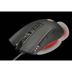 MOUSE TRUST, &quot;GXT 121 Zeebo&quot; gaming, cu fir, optic, USB, 3200 dpi, 7/1, iluminare, buton selectare viteza, negru, &quot;TR-23091&quot;, (include TV 0.15 lei)