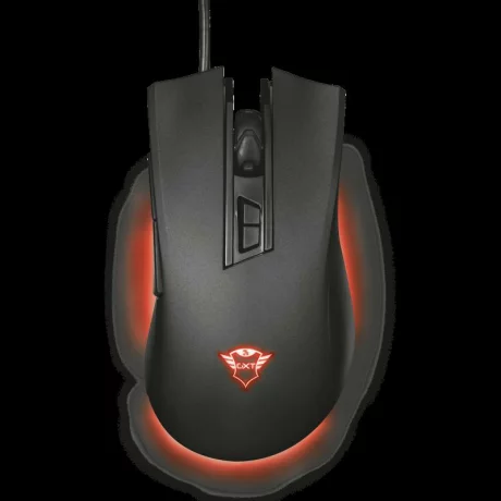 MOUSE TRUST, &quot;GXT 121 Zeebo&quot; gaming, cu fir, optic, USB, 3200 dpi, 7/1, iluminare, buton selectare viteza, negru, &quot;TR-23091&quot;, (include TV 0.15 lei)
