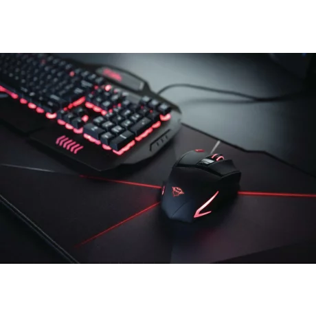 MOUSE TRUST, &quot;GXT 130 Ranoo&quot; gaming, wireless, optic, USB, 2400 dpi, 9/1, iluminare, buton selectare viteza, negru, &quot;TR-20687&quot;, (include TV 0.15 lei)