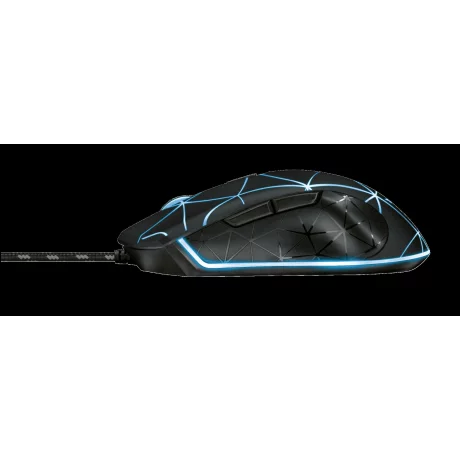 MOUSE TRUST, &quot;GXT 133 Lock &quot; gaming, cu fir, optic, USB, 4000 dpi, 6/1, iluminare, buton selectare viteza, negru, &quot;TR-22988&quot;, (include TV 0.15 lei)