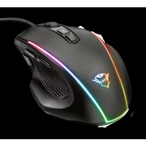 MOUSE TRUST, &quot;GXT 165 Celox&quot; gaming, cu fir, optic, USB, 10000 dpi, 8/1, iluminare, butoane programabile, greutate ajustabila, negru, &quot;TR-23092&quot;, (include TV 0.15 lei)