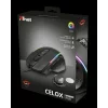 MOUSE TRUST, &quot;GXT 165 Celox&quot; gaming, cu fir, optic, USB, 10000 dpi, 8/1, iluminare, butoane programabile, greutate ajustabila, negru, &quot;TR-23092&quot;, (include TV 0.15 lei)