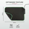 Mouse PAD TRUST, &quot;GXT 765 Glide-Flex&quot;, cu led , cu HUB USB, cauciuc si material textil, 350 x 250 x 3 mm, negru, &quot;TR-23646&quot;