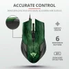 MOUSE TRUST, &quot;GXT 781 Rixa Camo&quot; gaming, cu fir, optic, USB, 3200 dpi, 5/1, iluminare, butoane programabile, pad inclus, negru / verde, &quot;TR-23611&quot;, (include TV 0.15 lei)