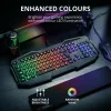 TASTATURA TRUST - gaming, &quot;GXT 830-RW-C Avonn&quot;, cu fir, 104 taste, format standard , USB, verde camuflaj, &quot;TR-23136&quot; (include TV 0.75 lei)