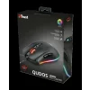 MOUSE TRUST, &quot;GXT 900 Qudos&quot; gaming, cu fir, optic, USB, 15000 dpi, 7/1, iluminare, butoane programabile, buton selectare viteza, negru, &quot;TR-23400&quot;, (include TV 0.15 lei)