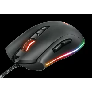 MOUSE TRUST, &quot;GXT 900 Qudos&quot; gaming, cu fir, optic, USB, 15000 dpi, 7/1, iluminare, butoane programabile, buton selectare viteza, negru, &quot;TR-23400&quot;, (include TV 0.15 lei)