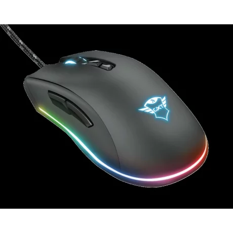 MOUSE TRUST, &quot;GXT 900 Qudos&quot; gaming, cu fir, optic, USB, 15000 dpi, 7/1, iluminare, butoane programabile, buton selectare viteza, negru, &quot;TR-23400&quot;, (include TV 0.15 lei)