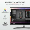 MOUSE TRUST, &quot;GXT 900 Qudos&quot; gaming, cu fir, optic, USB, 15000 dpi, 7/1, iluminare, butoane programabile, buton selectare viteza, negru, &quot;TR-23400&quot;, (include TV 0.15 lei)