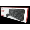 Kit TASTATURA si Mouse Trust, &quot;Classicline&quot;, cu fir, 104 taste format standard, mouse , 2/1 butoane, negru, &quot;TR-21392&quot; (include TV 0.75 lei)