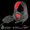 MOUSE TRUST, &quot;GXT 784&quot; notebook, PC, cu fir, optic, USB, 4800 dpi, 5/1, iluminare, kit mouse + casca, negru, &quot;TR-21472&quot;, (include TV 0.15 lei)