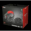 MOUSE TRUST, &quot;GXT 784&quot; notebook, PC, cu fir, optic, USB, 4800 dpi, 5/1, iluminare, kit mouse + casca, negru, &quot;TR-21472&quot;, (include TV 0.15 lei)