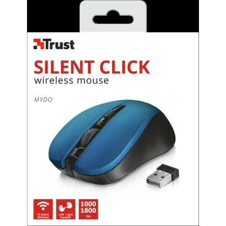 Mouse wireless TRUST Mydo Silent Click albastru TR-21870