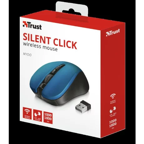 Mouse wireless TRUST Mydo Silent Click albastru TR-21870