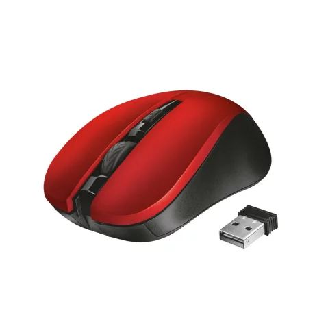 Mouse wireless TRUST Mydo Silent Click rosu TR-21871