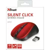 Mouse wireless TRUST Mydo Silent Click rosu TR-21871