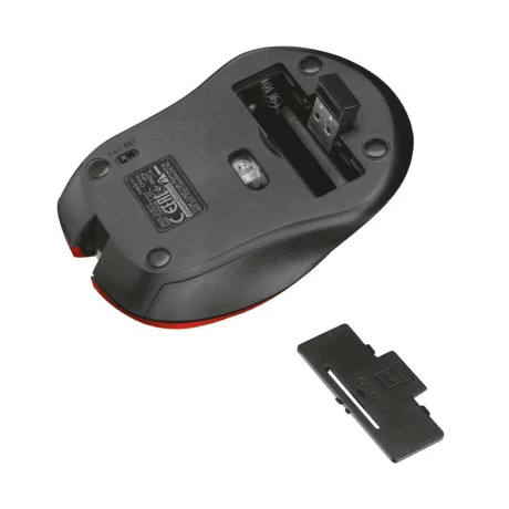 Mouse wireless TRUST Mydo Silent Click rosu TR-21871
