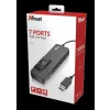 HUB extern TRUST, porturi USB USB 2.0 x 7, conectare prin USB 2.0, cablu 1.40m, negru, &quot;TR-20576&quot;