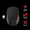 MOUSE TRUST, &quot;Oni Mircor&quot; notebook, PC, wireless, optic, USB, 1600 dpi, 3/1, buton selectare viteza, negru, &quot;TR-21048&quot;, (include TV 0.15 lei)