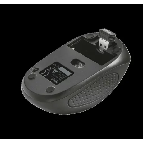 MOUSE TRUST, &quot;Primo&quot; notebook, PC, wireless, optic, USB, 1600 dpi, 4/1, buton selectare viteza, negru, &quot;TR-20322&quot;, (include TV 0.15 lei)