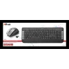 Kit TASTATURA si Mouse Trust, &quot;Tecla&quot;, wireless, 106 taste format standard, mouse , 4/1 butoane, negru, &quot;TR-18040&quot; (include TV 0.75 lei)